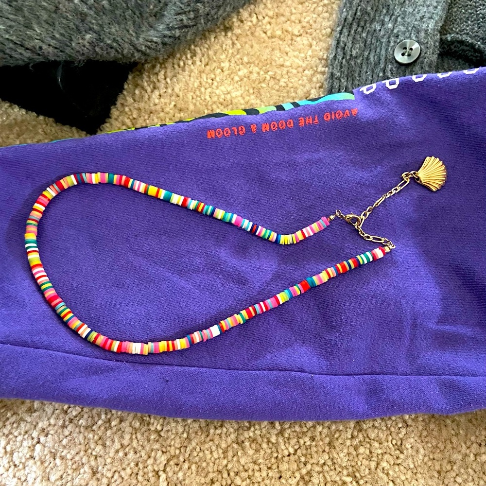 Multicolored beaded necklace